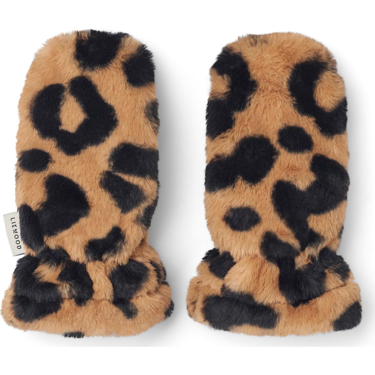 Liewood Grethe Plush Gloves mega leo / oat mix (0101) 5/7 Y LW21629-0101-5/7 Y-CU