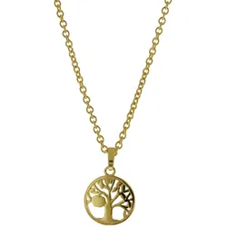 trendor 51359 Halskette Lebensbaum 925 Sterlingsilber Goldplattiert