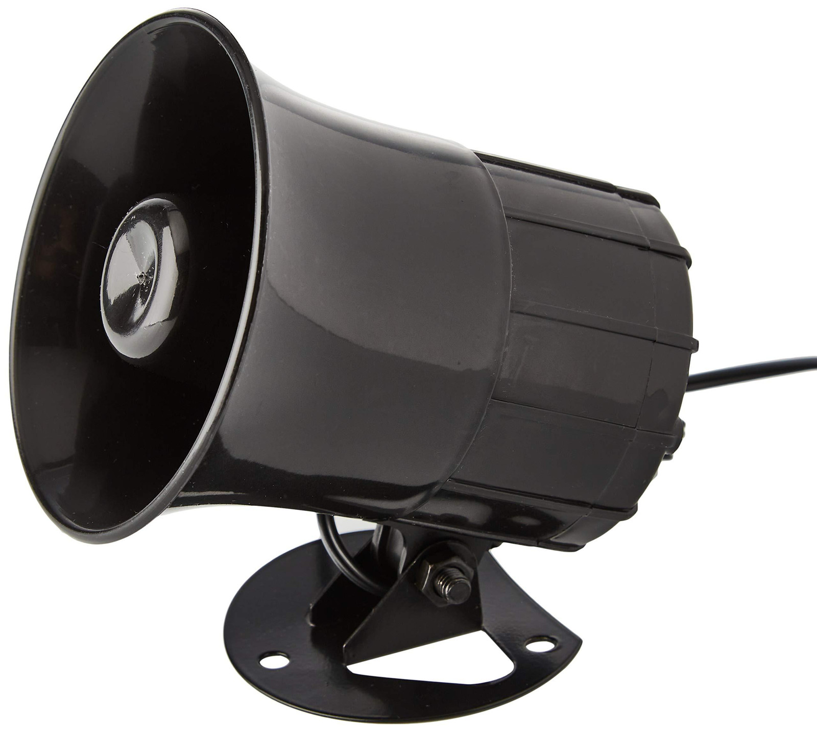 Dripio Sirene met 6 tonen, 12V, 20W, zwart, inclusief bedieningsunit