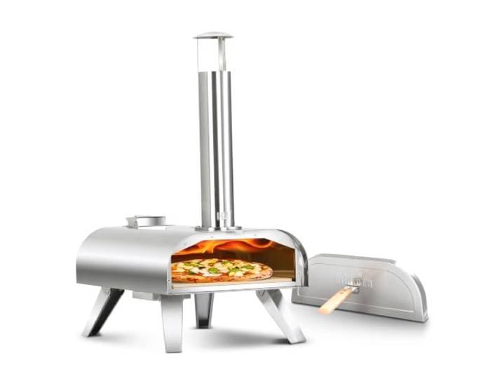 BIGHORN Grand Four à Pizza 12''，Granulés + Portable Grand