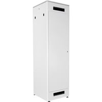 Netzwerkschrank Unique Serie - 600x600 mm (BxT), IT-Schrank hellgrau, 42 Höheneinheiten