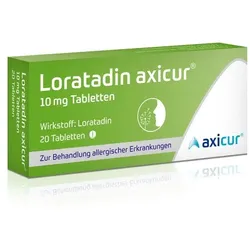 LORATADIN axicur 10 mg Tabletten 20 St