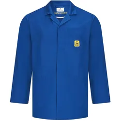 Safeguard,  ESD-Arbeitsmantel Pro Line, unisex, 146 g/m2, dunkelblau, L (L)