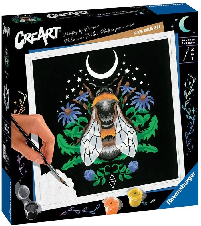 Ravensburger CreArt - 20*20cm - Bee / Abeille - Pixie Cold Edition
