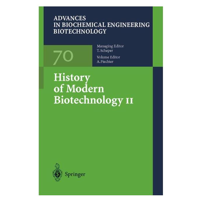 Springer History of Modern Biotechnology II (Englisch, Softcover, Armin Fiechter) (55529890)
