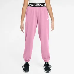 NIKE Pro Dri-FIT Fleece Jogginghose Mädchen 621 - pink rise/pink rise/black/white XL (156-166 cm)