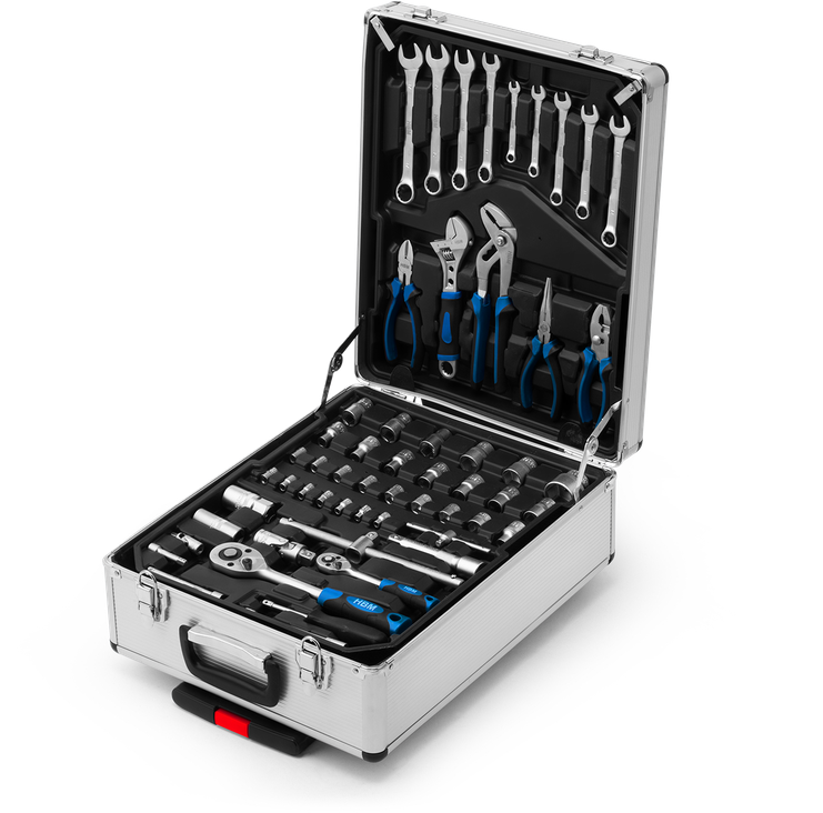 HBM mallette à outils mobile, chariot à outils 599 pièces