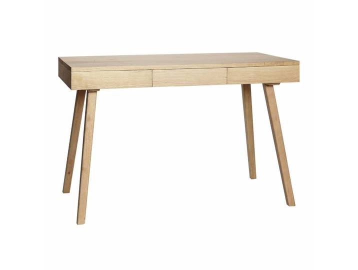 Hubsch Bureau hout met 3 lades