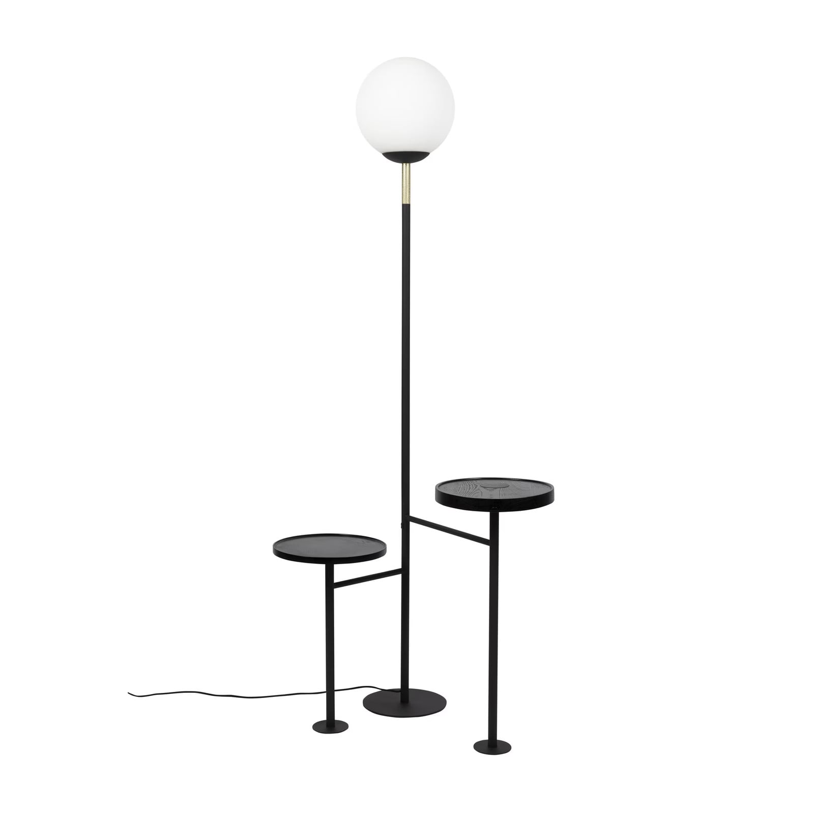 Zuiver Vloerlamp Orion Wit met oplaadpunt, Hoogte: 163 cm