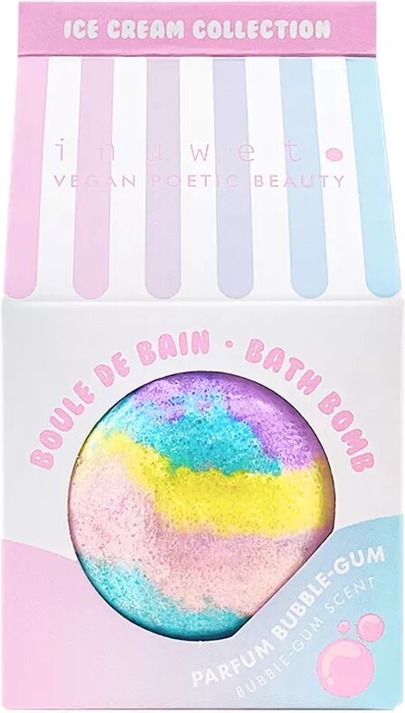 inuwet - Icecream Badekugel Bubble Gum, 143 g