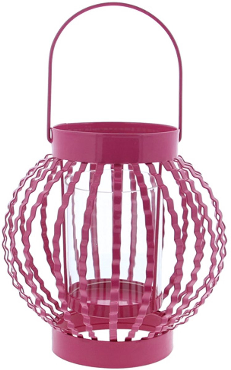 Licht lampion fuchsia voor feestjes