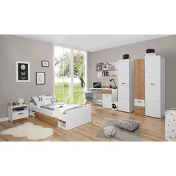 Jugendzimmer Lori 6-tlg. Holz Weiß