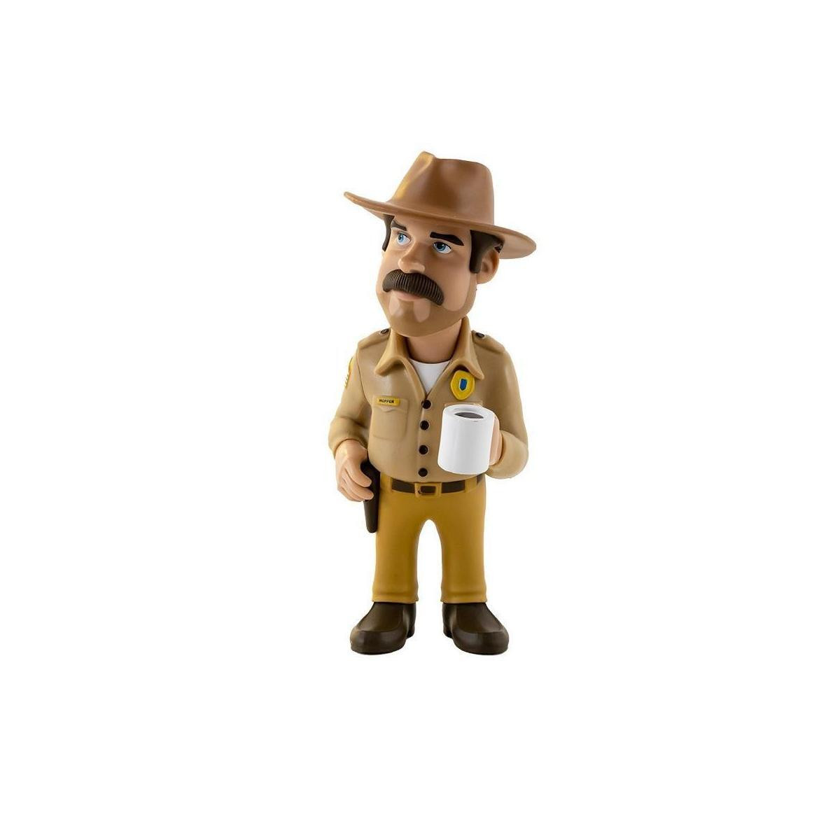MINIX Stranger Things Hopper PVC-figuur, geelgrijs, 12 cm
