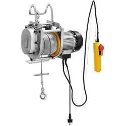 Helloshop26 - Elektrische Seilwinde 1300 Watt 250 kg 60 m Aluminium Stahl grau 14_0010146