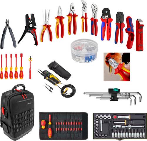 Knipex bestückter Werkzeug-Rucksack