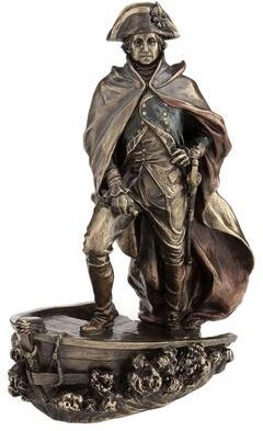 Unicorn Studio 9.45 in H George Washington Crossing the Delaware Figurine Poly Resin