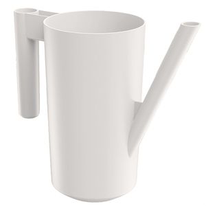 Prosperplast Tubo Gießkanne, weiß, Kunststoff, 2 Liter