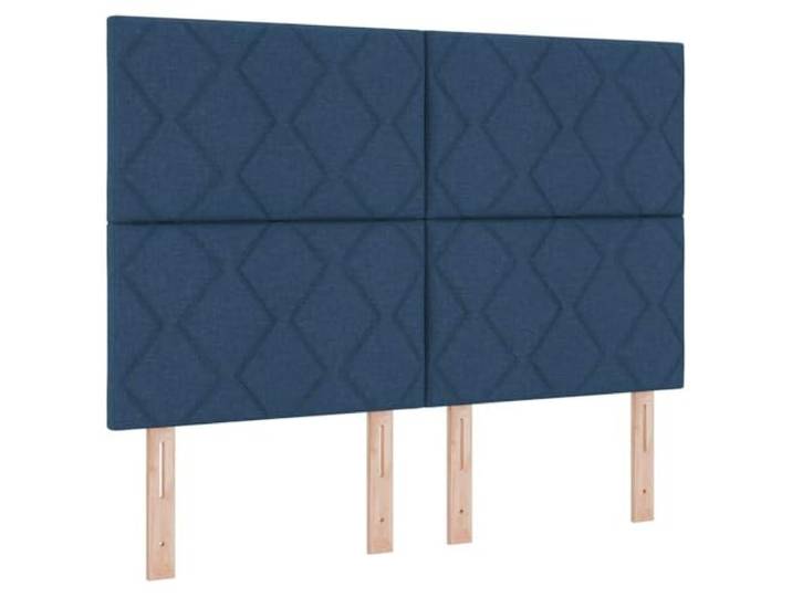 KTHLBRH Bett mit blauer LED, 160 x 200 cm, mit verstellbarem Kopfteil RGB LED Streifen, USB Taschenfedern, Kopfteil 2 Höhen, Massivholz Kiefer, Gewicht max. 280 kg
