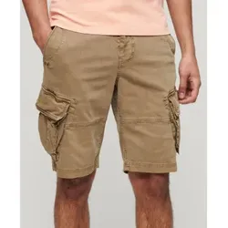 Superdry für Herren. M7110433A Cargo-Shorts Core braun (28), Lässig, Baumwolle