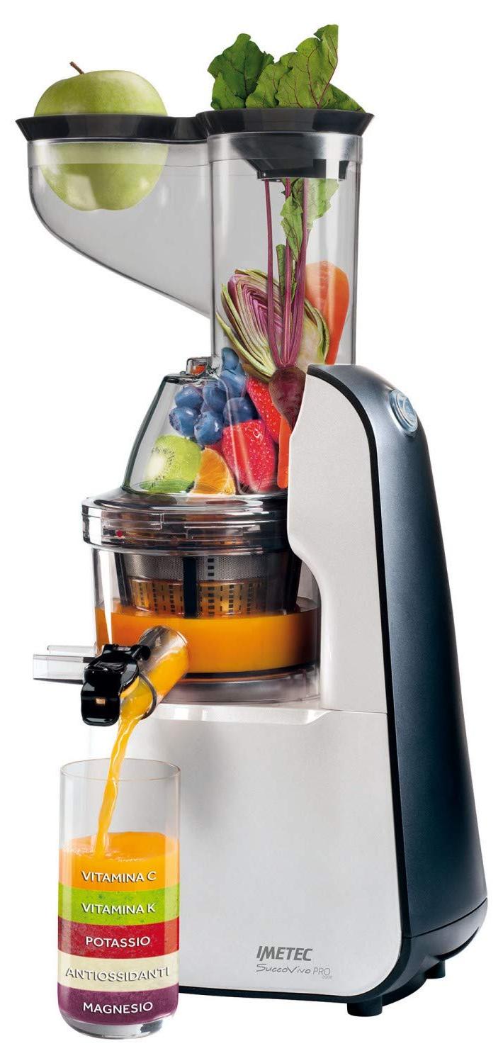 Kaltentsafter, 48 U/min, 2 Filter, Saft- und Sorbet-Zubehör