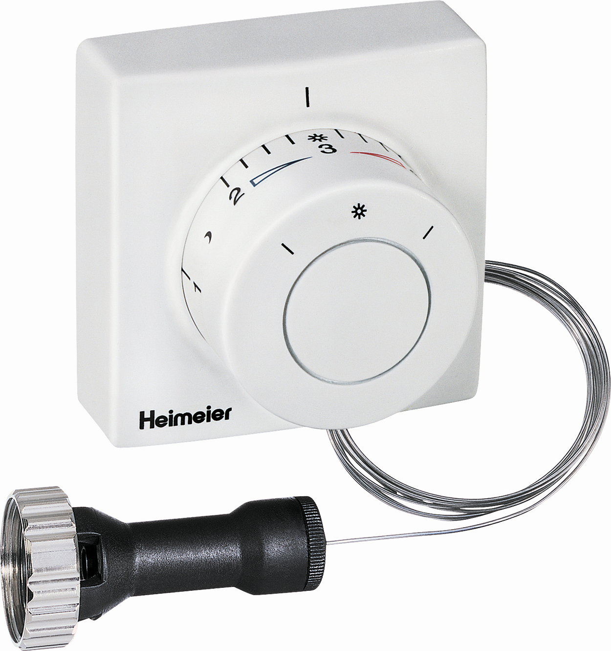 Heimeier tête thermostatique 2810-00.500 tube capillaire de commande à distance 10 m, blanc