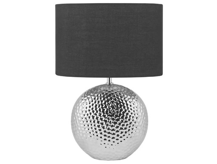 Lampe à poser céramique argenté