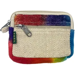 Tiedye Hemp Square Pouch