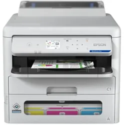 Epson WorkForce Pro EP-C800RDW BAM DIN A4, 4 Farben, PCL, PS3 (Tintenpatrone, Farbe), Drucker, Weiss