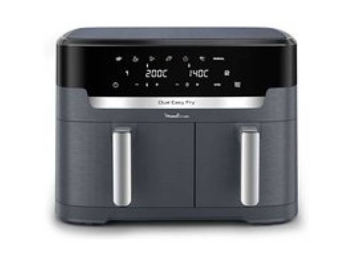 Easy Fry Dual XXL Air Fryer 11 L 7 Programmes Gris Double Zone Sans Huile Cuisson Rapide Compact