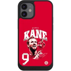 Nivocase Handyhülle für Apple iPhone 12 mini Hülle NIVOpure Case Schwarz FC Bayern München FCB Harry Kane (Apple iPhone 12 mini), Smartphone Hülle, Schwarz