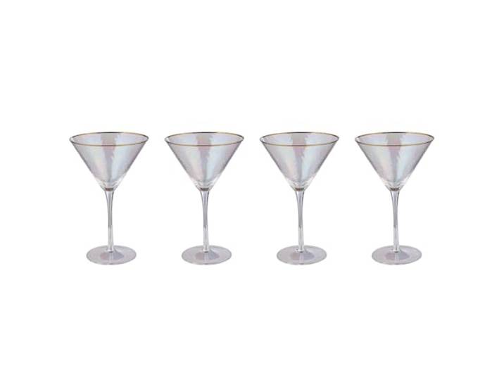 BUTLERS SMERALDA Martinigläser 4er-Set, Cocktailschalen, ca. 280 ml