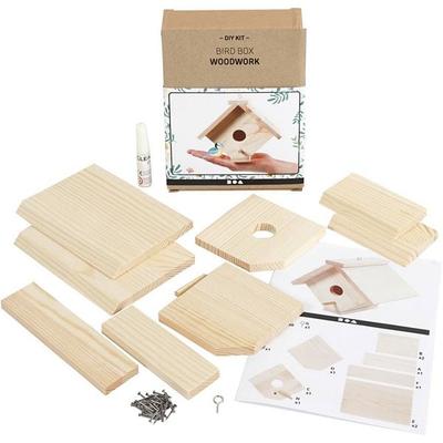 Creativ Company Vogelhaus, H 13 cm, T 14,5 cm, B 16 cm, 1 Stk