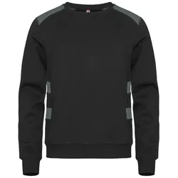 CLIQUE Ambition Roundneck Sweatshirt 96 - schwarz/grau XXL