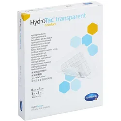 Hydrotac Transparent Hydrogelverb.8x8 cm 10 St