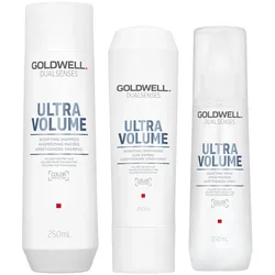 600ml Goldwell Dualsenses Ultra Volume Set (Shampoo 250ml + Conditioner 200ml + Spray 150ml)