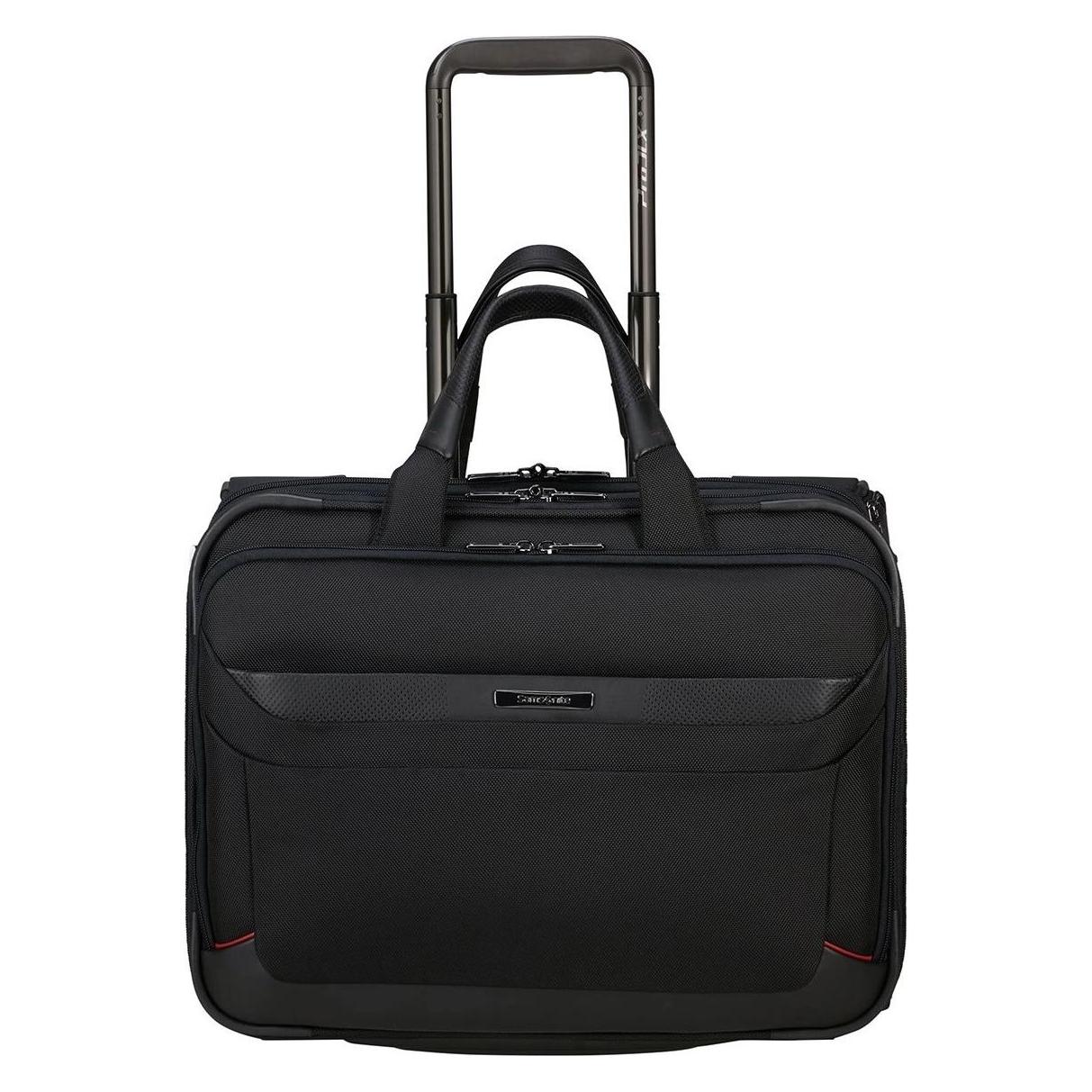 Samsonite Pro-DLX6 Laptop Rolling Tote 15,6 "Schwarz (26.50 l) (148162-1041)