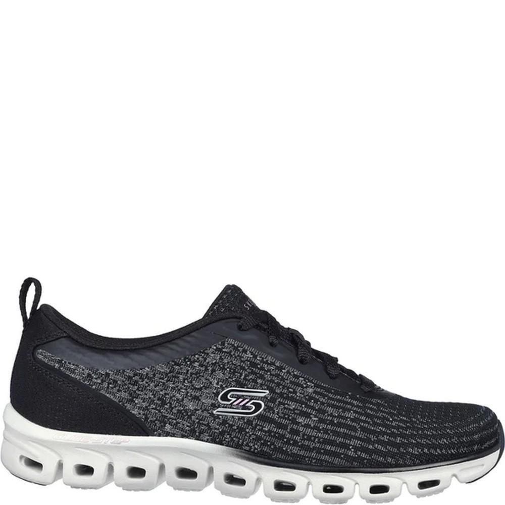 Skechers Dames/Dames Glide-Step Head Start Trainers (Zwart)