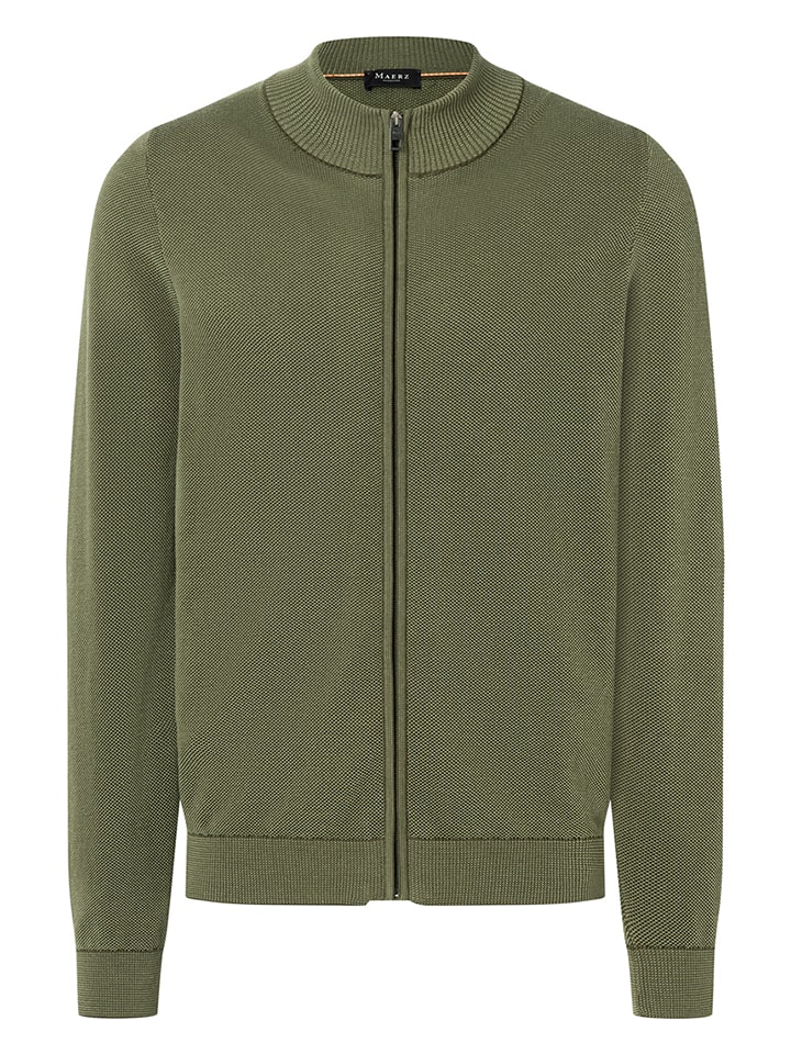 Maerz Muenchen Cardigan in Khaki - 50