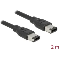 DELOCK FireWire-Kabel FW400 6pin -> FW400 6pin St/St 2,00 retail