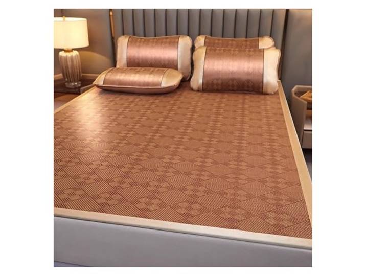 YUAWEGFDR Kühlende Matratzenauflage aus Bambus Mehrfarbige Kühlung in mehreren Größen for den Sommerschlaf(Style-1,200cm*220cm)