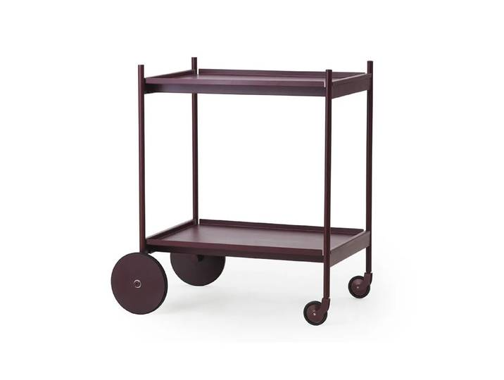 Normann Copenhagen Rul Servierwagen Burgundy