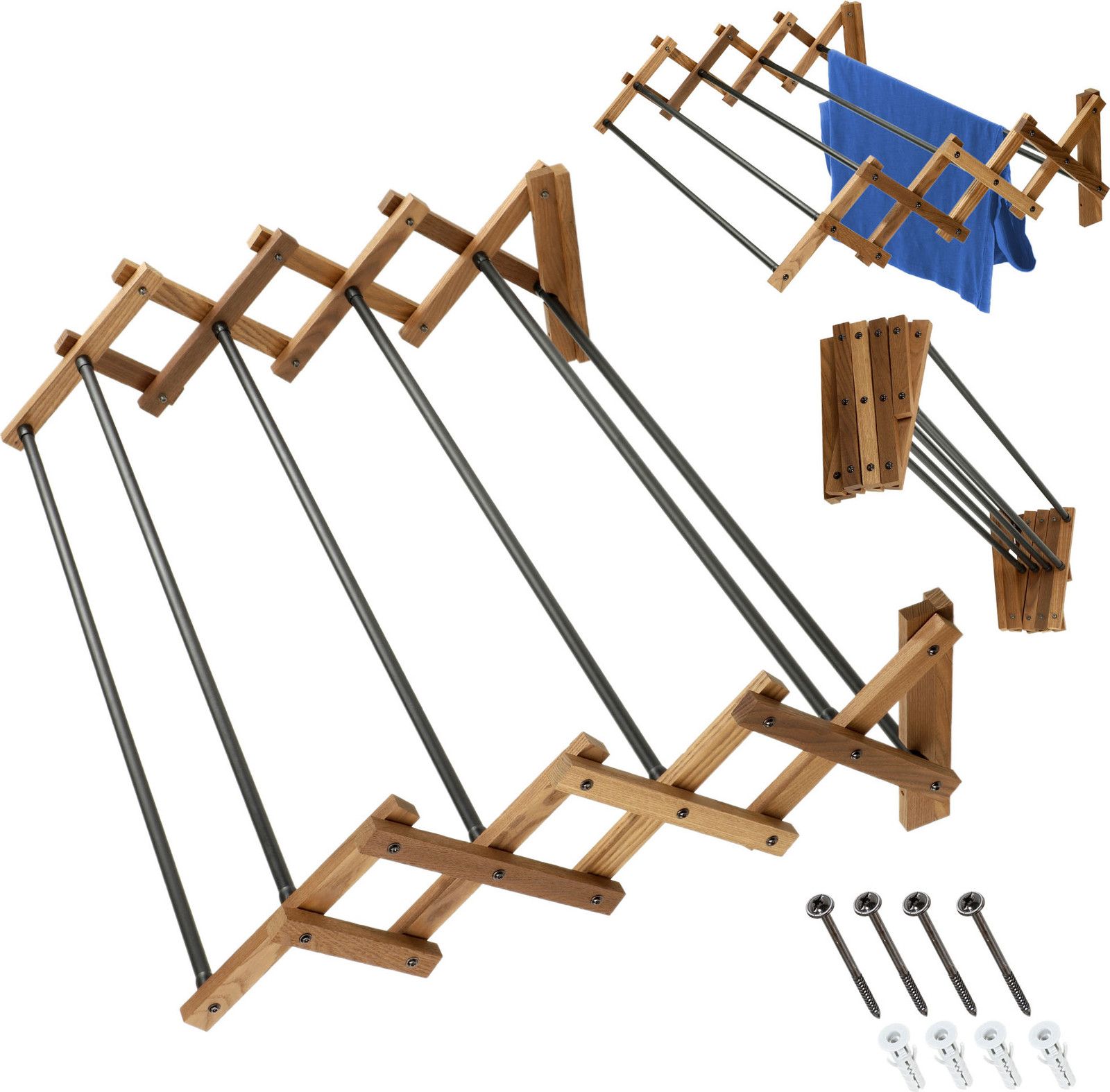 KADAX Vouwbare wasdroger Aurora model DSM K11604, 80 cm