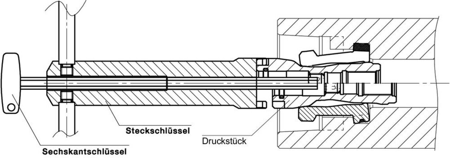RÖHM Steckschlüssel KP für Spannsatz HSK-A100 (831434)