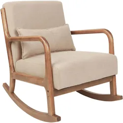SCHAUKELSESSEL Stoff Beige Skovde