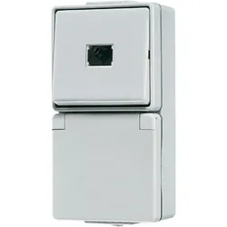 Jung Taster-/SCHUKO-Kombination 671 W
