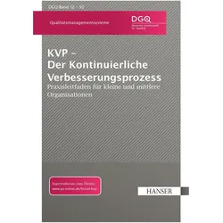 KVP - Der kontinuierliche Verbesserungsprozess, Fachbücher von DGQ