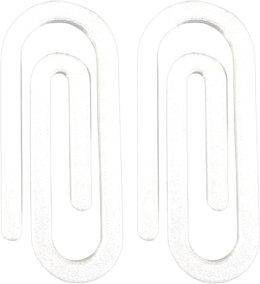 Doekhouder Clips Wit - 2 Stuks - Niet-glijdende Klem voor Schilderrollen en Kunstprojecten