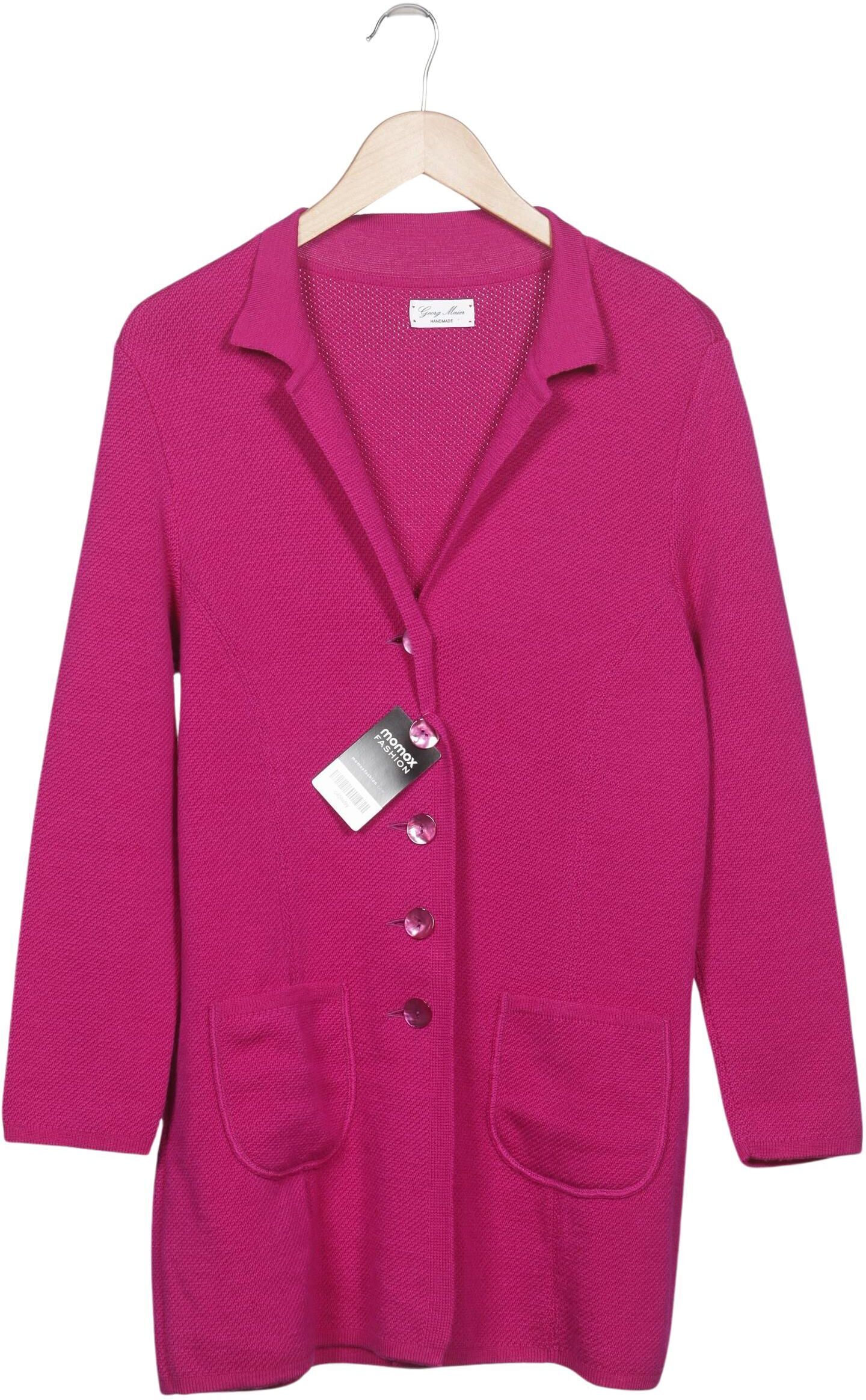 Georg Maier Damen Strickjacke, Pink, Gr. XL, Wolle - Second Hand