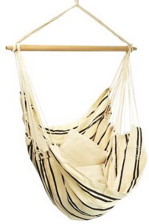 Chaise suspendue hamac Amazonas Brasil coloris cappuccino 160 x 130cm