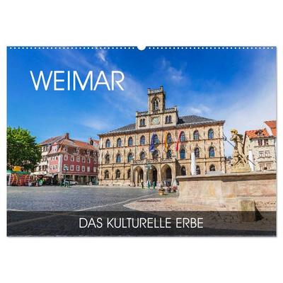 Weimar - das kulturelle Erbe (Wandkalender 2026 DIN A2 quer), CALVENDO Monatskalender
